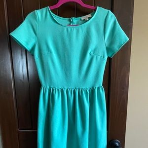 Girls Size XS Teal Dress